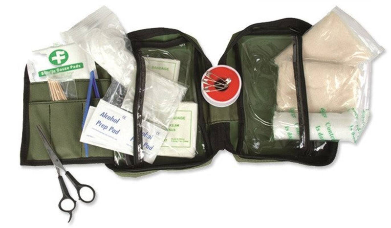 Mil-Tec Combat Individual First Aid Kit 25 Pieces Kaki