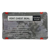 Round Vented Chest Seal for Gunshot Wounds