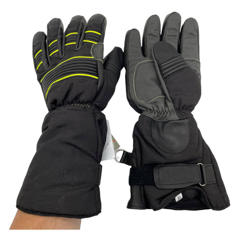 KI-S002 Firefighter Gloves with Leather and Flame-Resistant Fabric