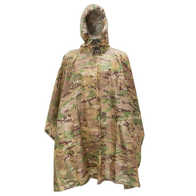 Rain Poncho Jacket 100% Polyester with Polyurethane Membrane