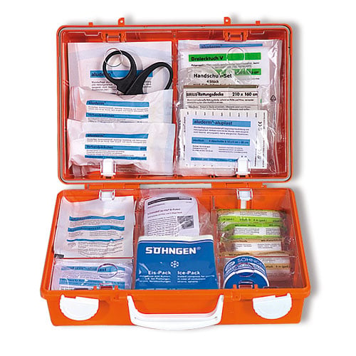 Söhngen W. DIN 13157 First Aid Kit with Wall Mount