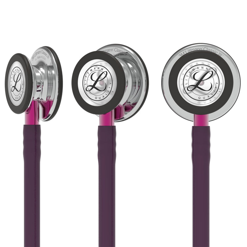3M Littmann Classic III Stem Edition Stethoscope Mirror Pink Plum