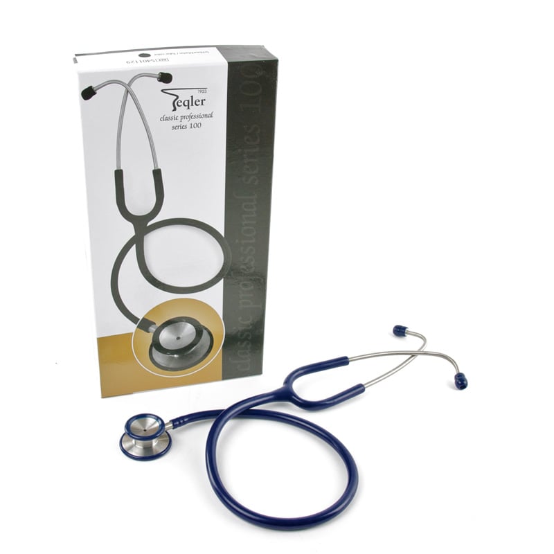 Teqler Classic Professional 100 Stethoscope Dark Blue