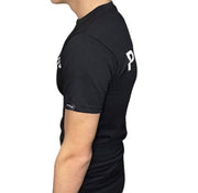 Black Police T-Shirt Without Epaulettes
