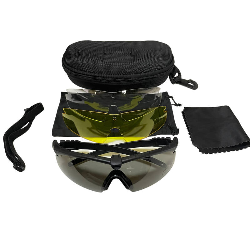 Tactical Eyewear with Interchangeable Lenses