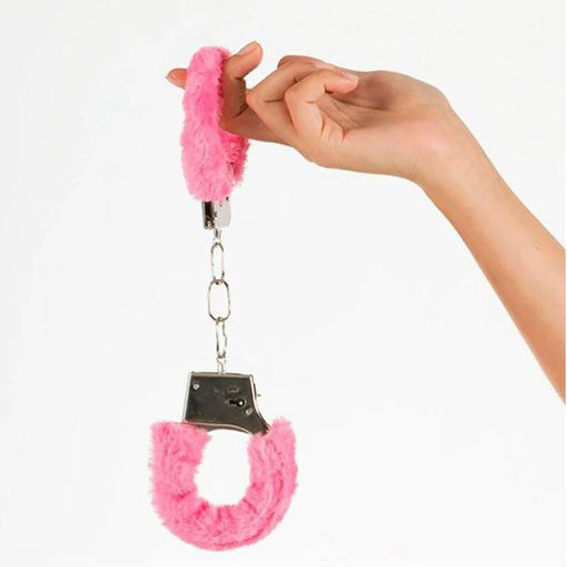 Metal Handcuffs with Faux Fur - Assorted Colors