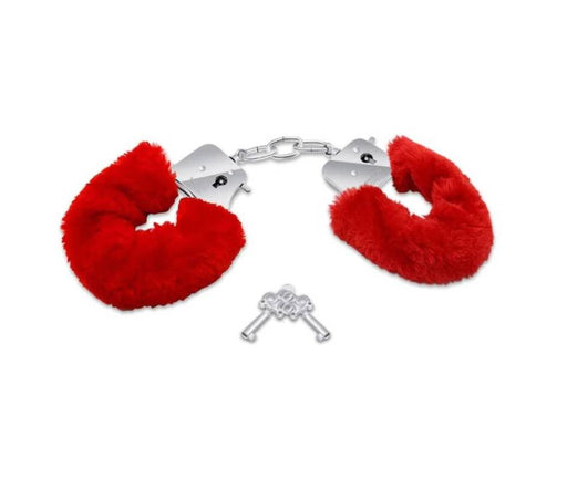 Metal Handcuffs with Faux Fur - Assorted Colors