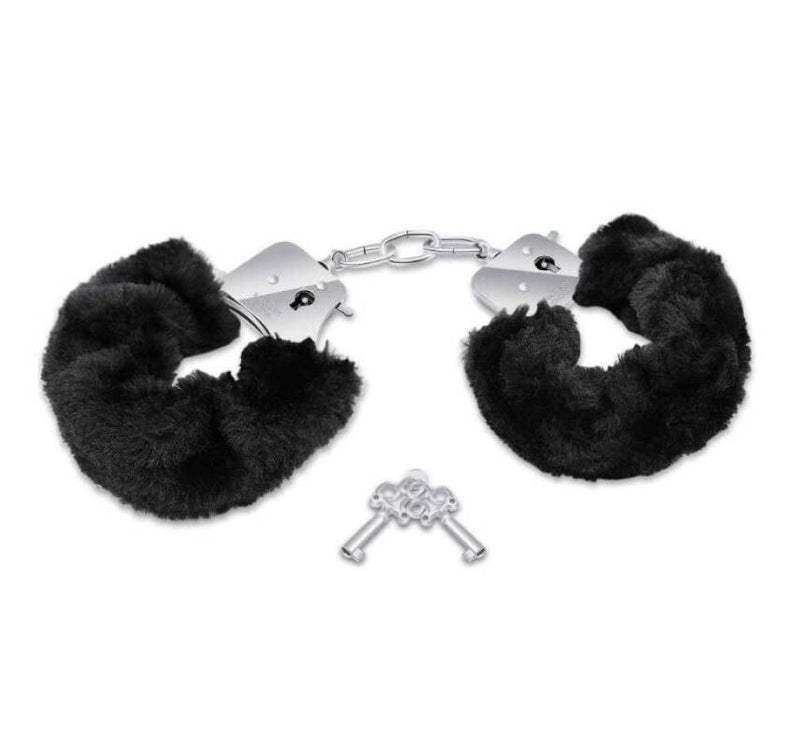 Metal Handcuffs with Faux Fur - Assorted Colors