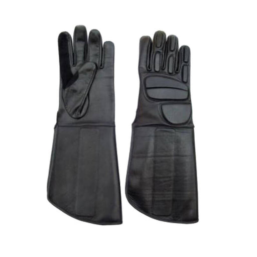 Leather Police Gloves Black 1166