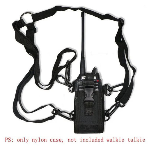 Utility Radio Holster with Belt, Shoulder, or Chest Mount