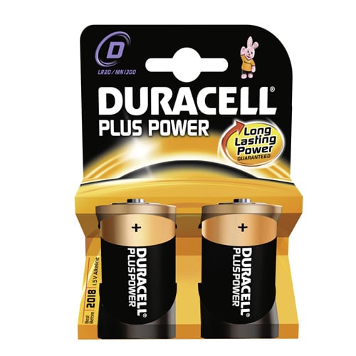 Wallussi & Weimer Duracell Plus Power D Batteries Disposable