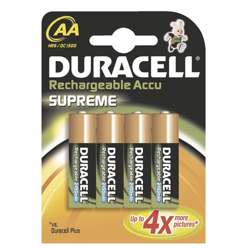 Wallussi & Weimer 8436 Rechargeable AA Batteries 4-Pack