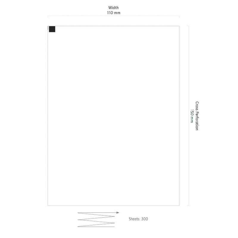 Diagramm Halbach Nihon Kohden EEG Paper 110 x 150 mm