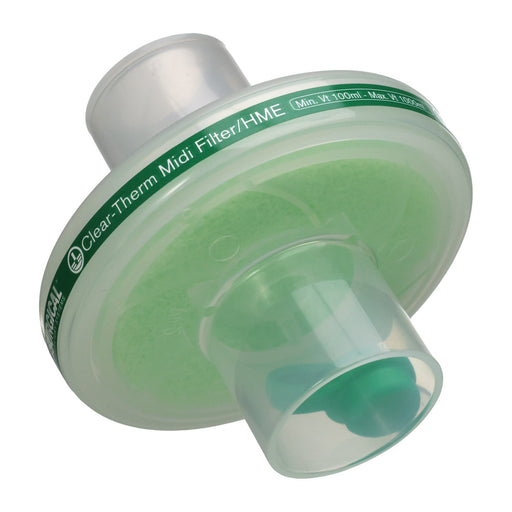 Intersurgical Clear-Therm HME Filter with Luer Port