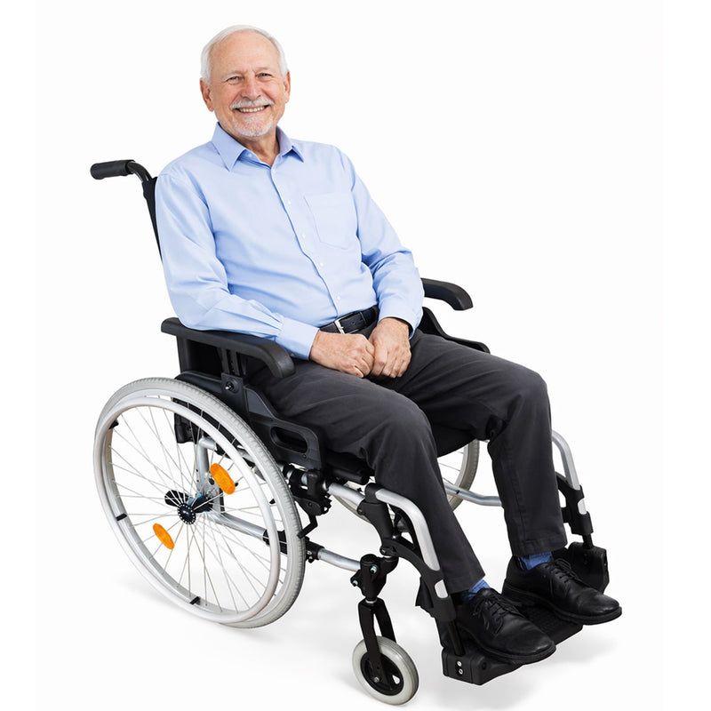 Teqler Comfort Wheelchair with Padded Seat