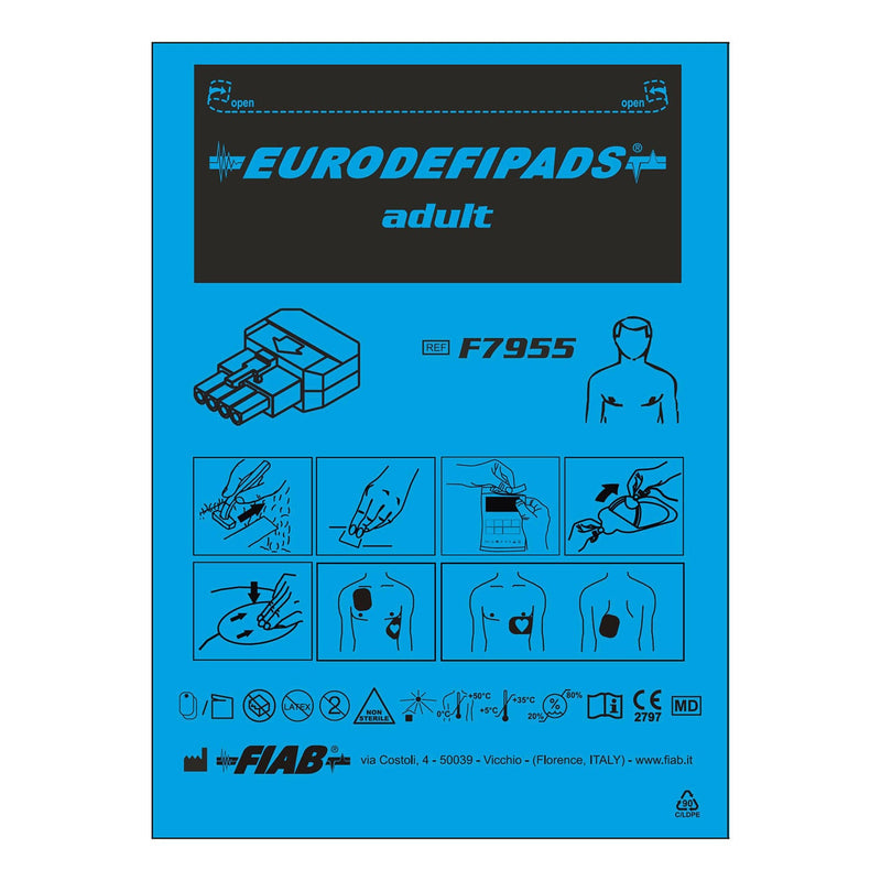FIAB AED 10 Pads with Cable