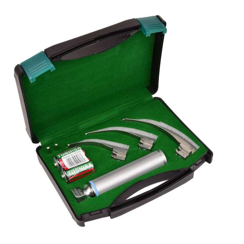Passau Impex LED Laryngoscope Set with Handle and Blades