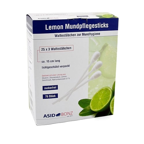 Medline Oral Care Swabs Lemon Pack