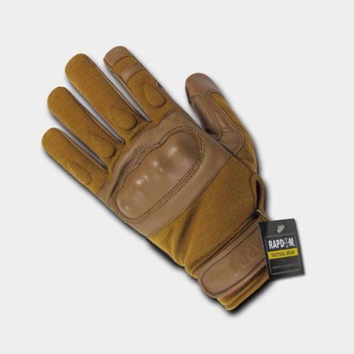 Tactical Leather Gloves with Nomex T40 Coyote