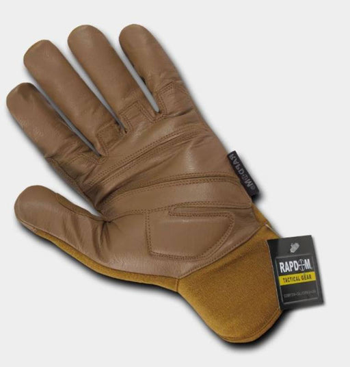 Tactical Leather Gloves with Nomex T40 Coyote