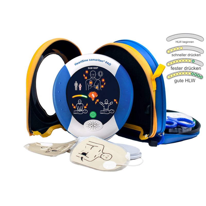 HeartSine Technologies samaritan PAD 500P Semi-Automatic Defibrillator with CPR Advisor