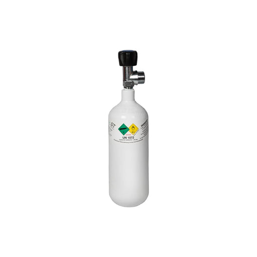 GTI Light Steel Oxygen Tank Filled 200 Bar