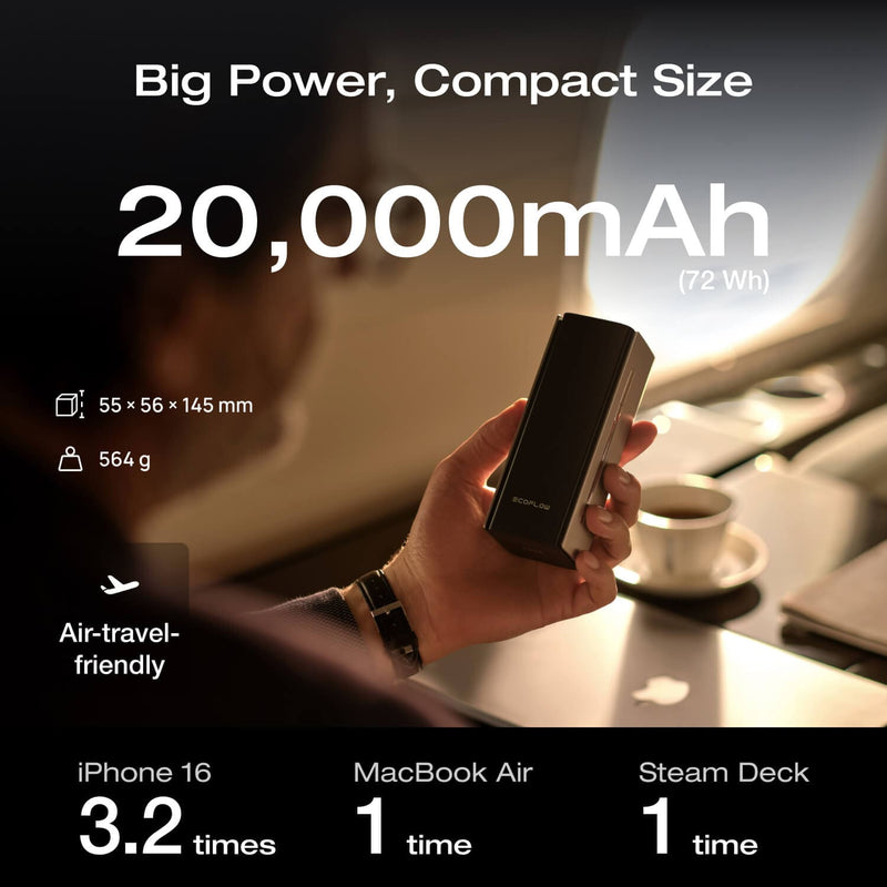 EcoFlow RAPID Pro Powerbank 20k with Cable