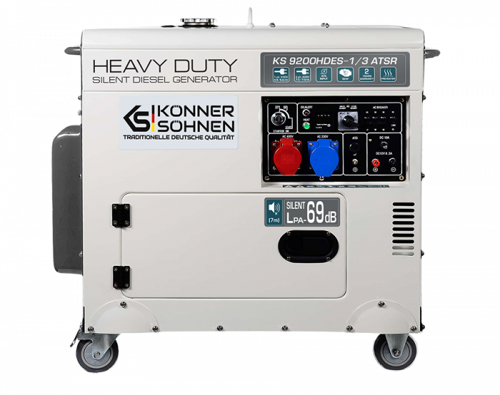 Konner & Sohnen KS 9200HDES-1/3 ATSR Diesel Silent Generator 7.5kW