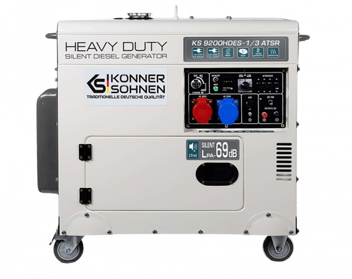 Konner & Sohnen KS 9200HDES-1/3 ATSR Diesel Silent Generator 7.5kW
