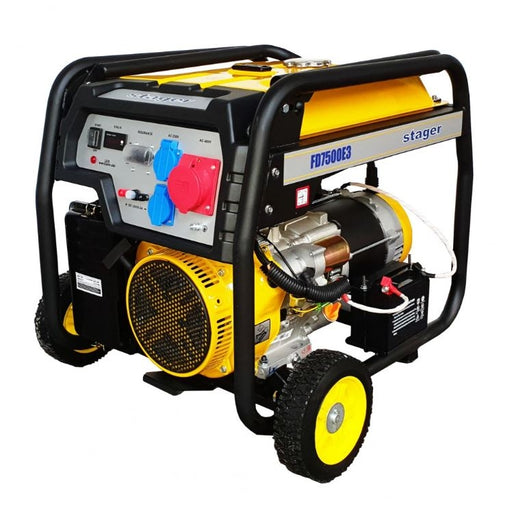 Stager FD 7500E3 Three-Phase Gasoline Generator 6.5 kW