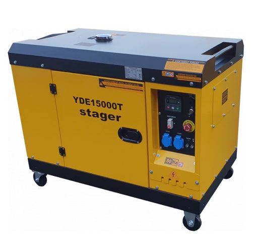 Stager YDE15000T Diesel Generator 9.6 kW Soundproof