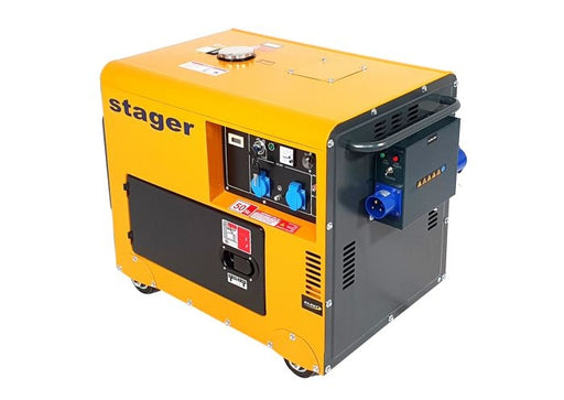Stager DG 5500S+ATS Diesel Generator 4.2kW 3000rpm Sound-Insulated