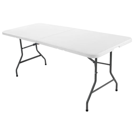 Folding Metal Frame Plastic Top Table