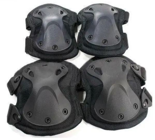Protective Elbow and Knee Pad Set PAD 4 AP1BK Black