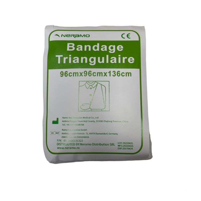 Triangular Bandage for Temporary Immobilization