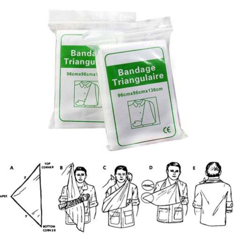 Triangular Bandage for Temporary Immobilization
