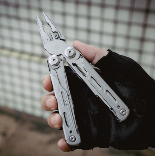 Stainless Steel Multitool with 15 Functions