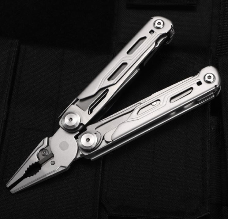 Stainless Steel Multitool with 15 Functions