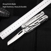 Stainless Steel Multitool with 15 Functions