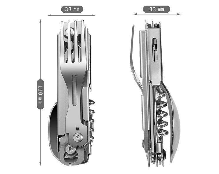 Camping Multitool with Stainless Steel Construction