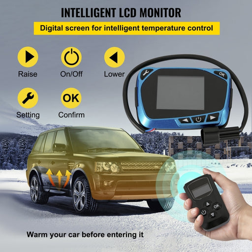 Diesel Air Heater 12V 5KW with LCD Display