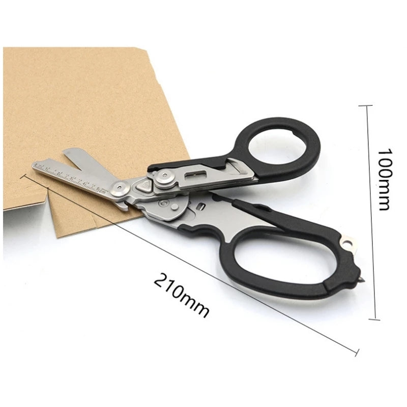 Folding Multifunctional Emergency Shears