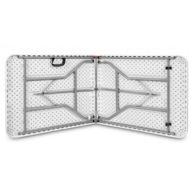 Folding Metal Frame Plastic Top Table