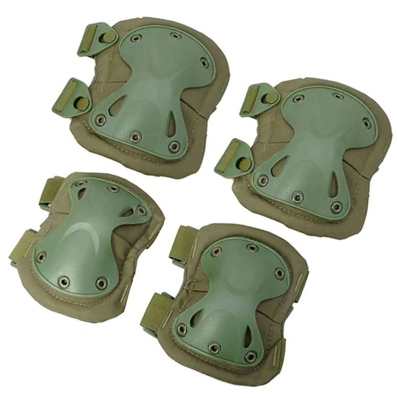 Knee and Elbow Protection Set Khaki