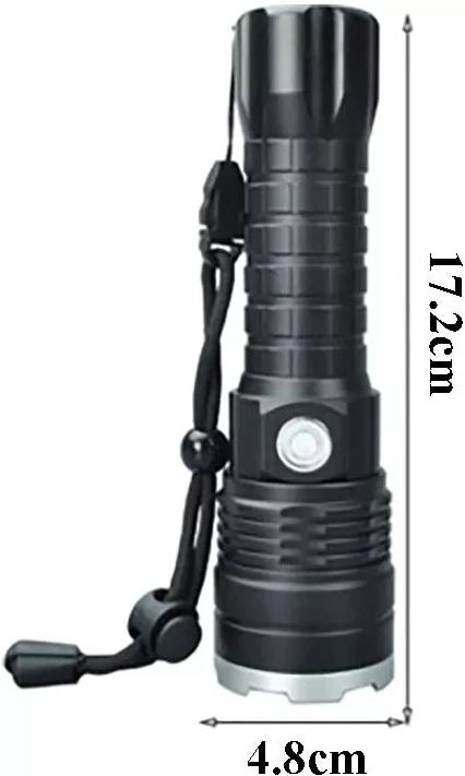 Telescopic LED Flashlight USB 20W