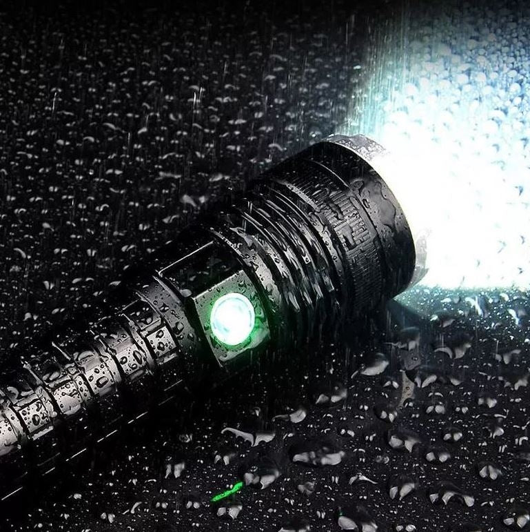 Telescopic LED Flashlight USB 20W