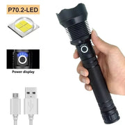 T9 X92-P70 LED Flashlight with P50 Powerful Beam