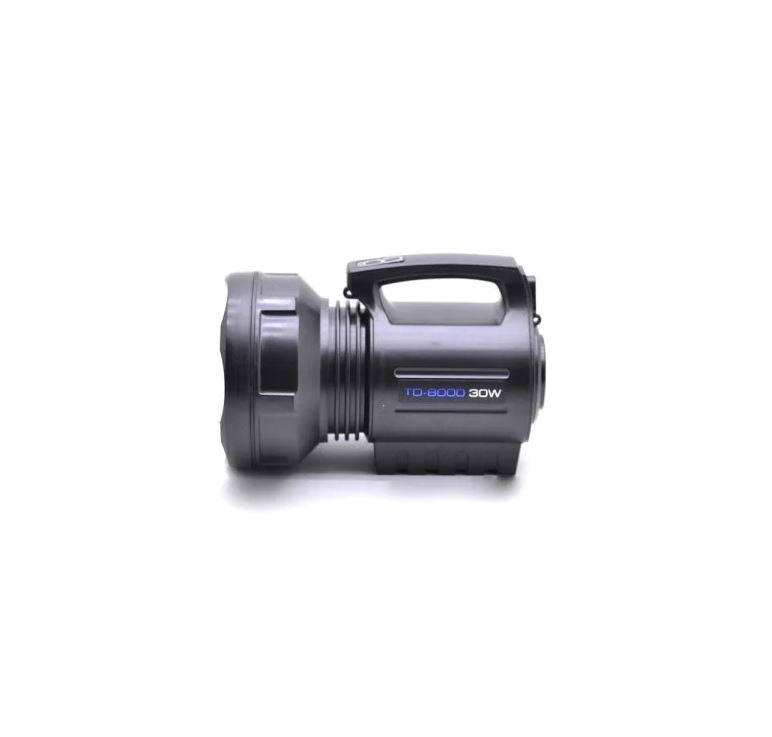 TD-8000 LED Flashlight with Rechargeable Battery 30W