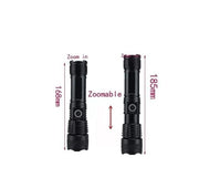 X71 LED Rechargeable Flashlight with Adjustable Zoom