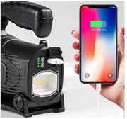 LED Rechargeable Handheld Flashlight W866A 40W